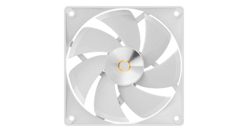 Вентилятор для корпуса Ocypus Delta F12 WH 1x(120x120x25mm) 2000RPM 73CFM Белый