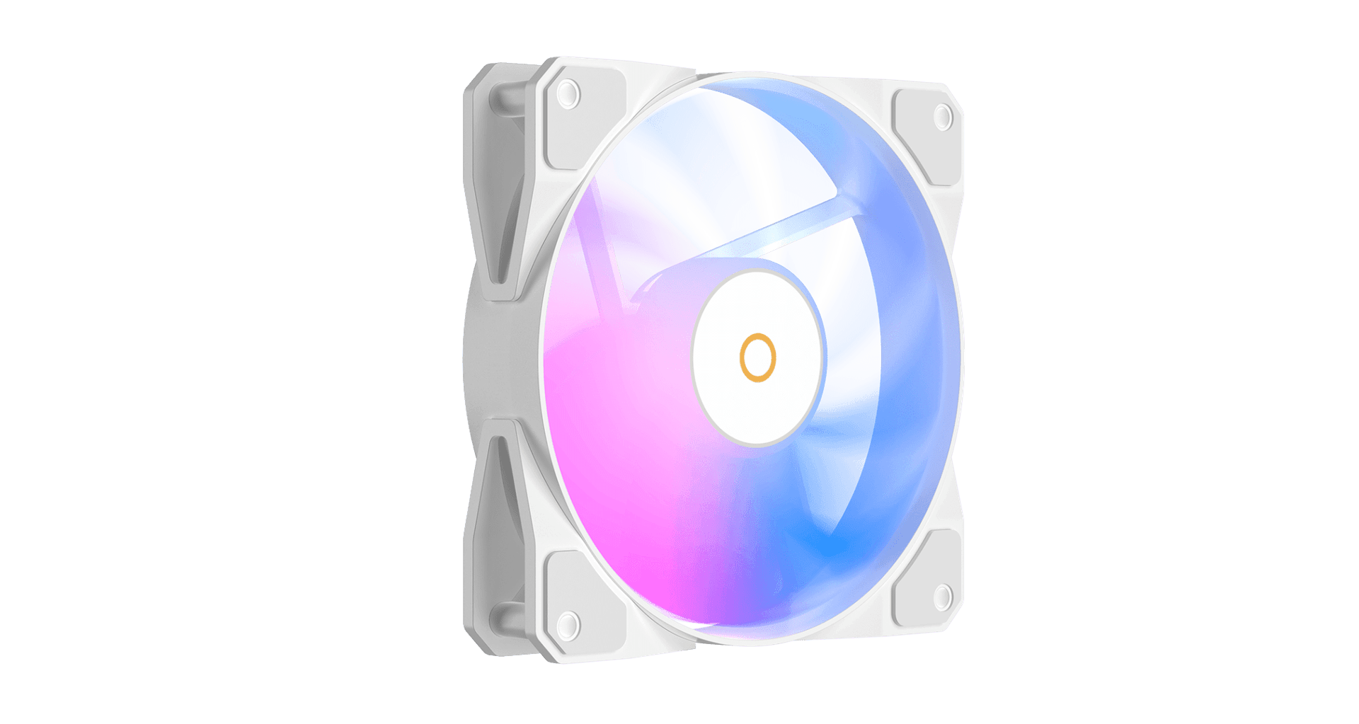 Вентилятор для корпуса Ocypus Beta F12 WH ARGB REVERSE BLADE 1x(120x120x25mm) 1600RPM 56CFM Белый
