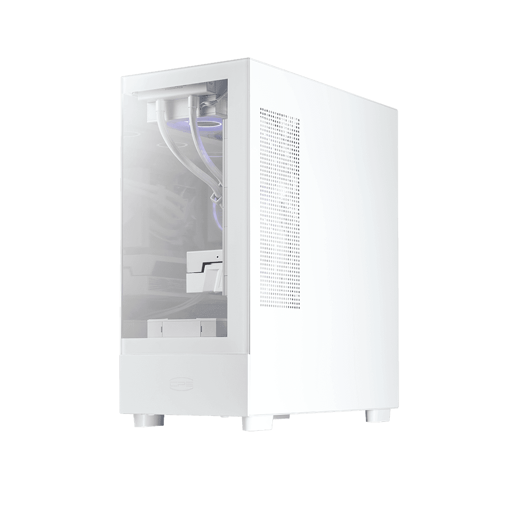 Корпус PCCooler C3Q500 WH ATX/mATX/ITX Type-C, USB3.0, USB2.0 Белый