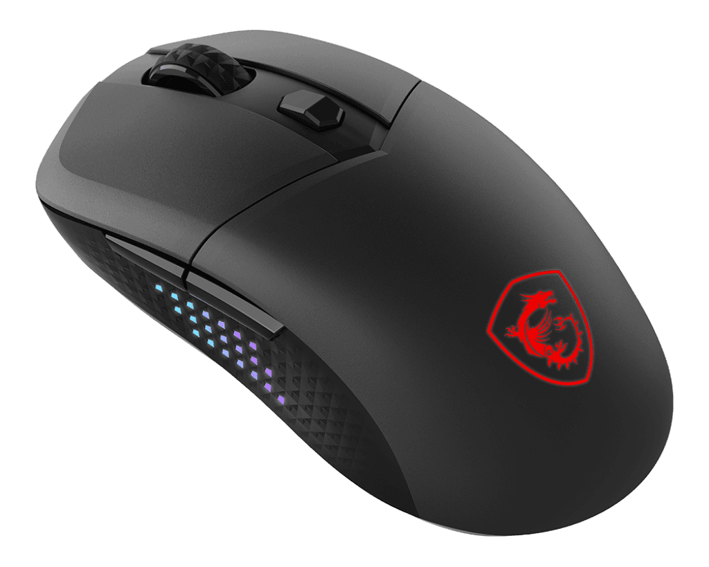 Мышь MSI VERSA 300 ELITE WIRELESS /RGB /2.4 GHz W /Bluetooth 5.3 /USB 2.0 /6 кн. /65 гр. /Черный