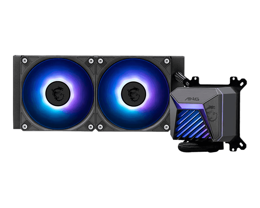 Водяное охлаждение для CPU MAG CORELIQUID A15 240 Socket Intel/AMD, ARGB, Fan 2x120см Черный