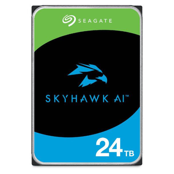 Жесткий диск для видеонаблюдения 24Tb Seagate SkyHawk AI 256Mb 7200rpm SATA3 3.5" ST24000VE002