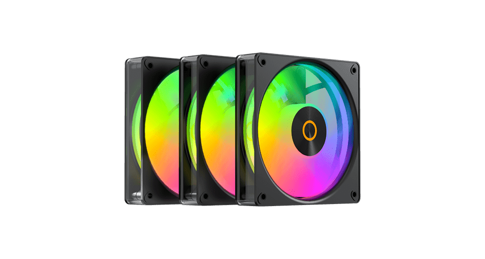 Вентилятор для корпуса Ocypus Gamma F12 Elite BK ARGB 3-IN-1 3x(120x120x25mm) 600-1800RPM Черный