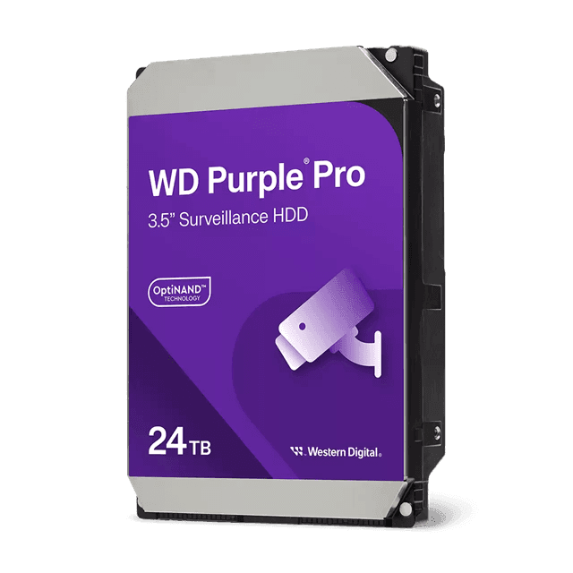 Жесткий диск для видеонаблюдения HDD 24Tb Western Digital Purple Pro SATA 512Mb 3,5" WD241PURP