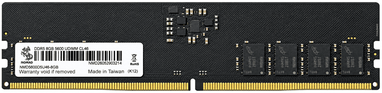 Оперативная память  8GB DDR5 5600MHz NOMAD UDIMM CL46 NMD5600D5U46-8GB Bulk Pack