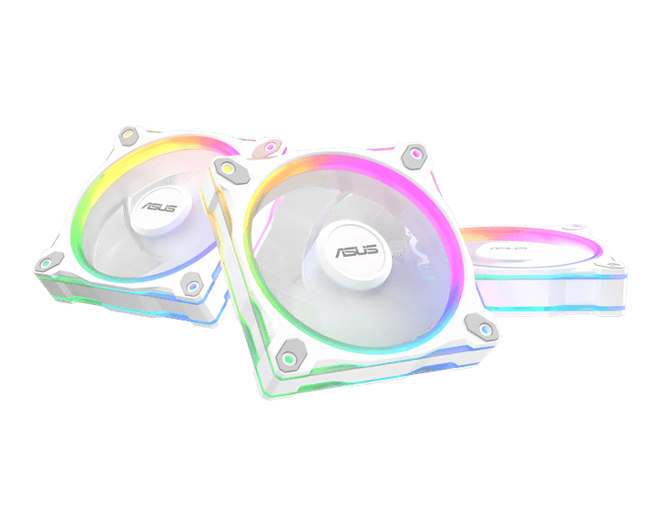 Вентилятор для корпуса ASUS PRIME MR120 FAN ARGB REVERSE WHITE 3IN1 120x120x28 MR120-1R/WH/3 IN 1//