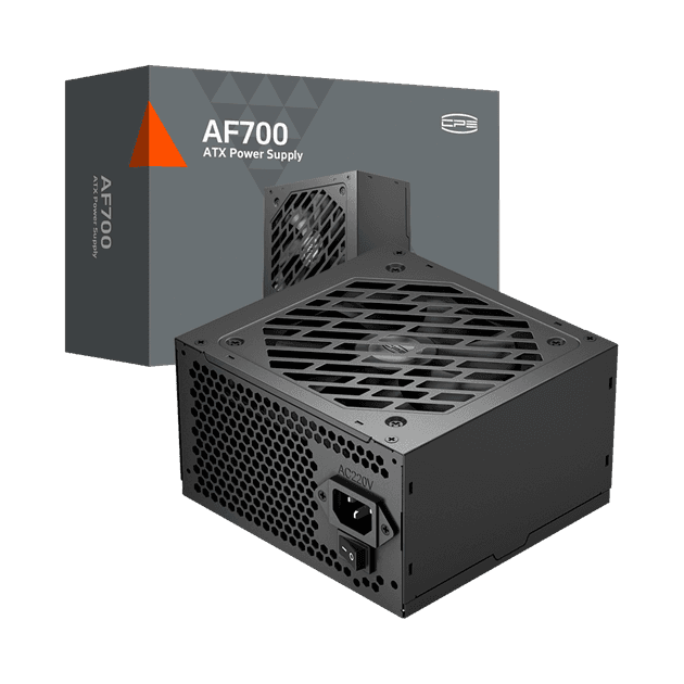 Блок питания PCCooler  700W, AF700, Non Modular, ATX, 80+, КПД ≥80%, Fan 120mm, Черный, P1-AF700-N1H
