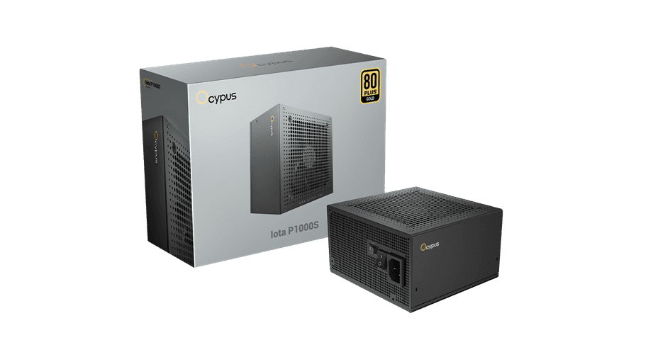 Блок питания Ocypus 1000W, Iota P1000S, Full Modular, 80+ GOLD, Черный, Iota-P1000S-GFFBK025X-EU