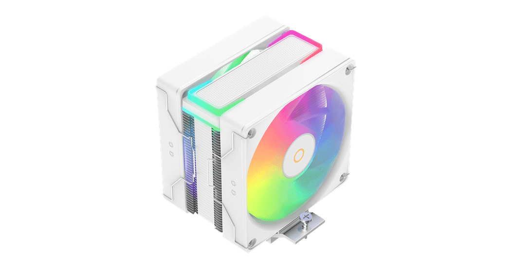 Вентилятор для процессора Ocypus Delta A40 SE WH Dual Fan ARGB TDP 200W 4-pin Intel/AMD Белый