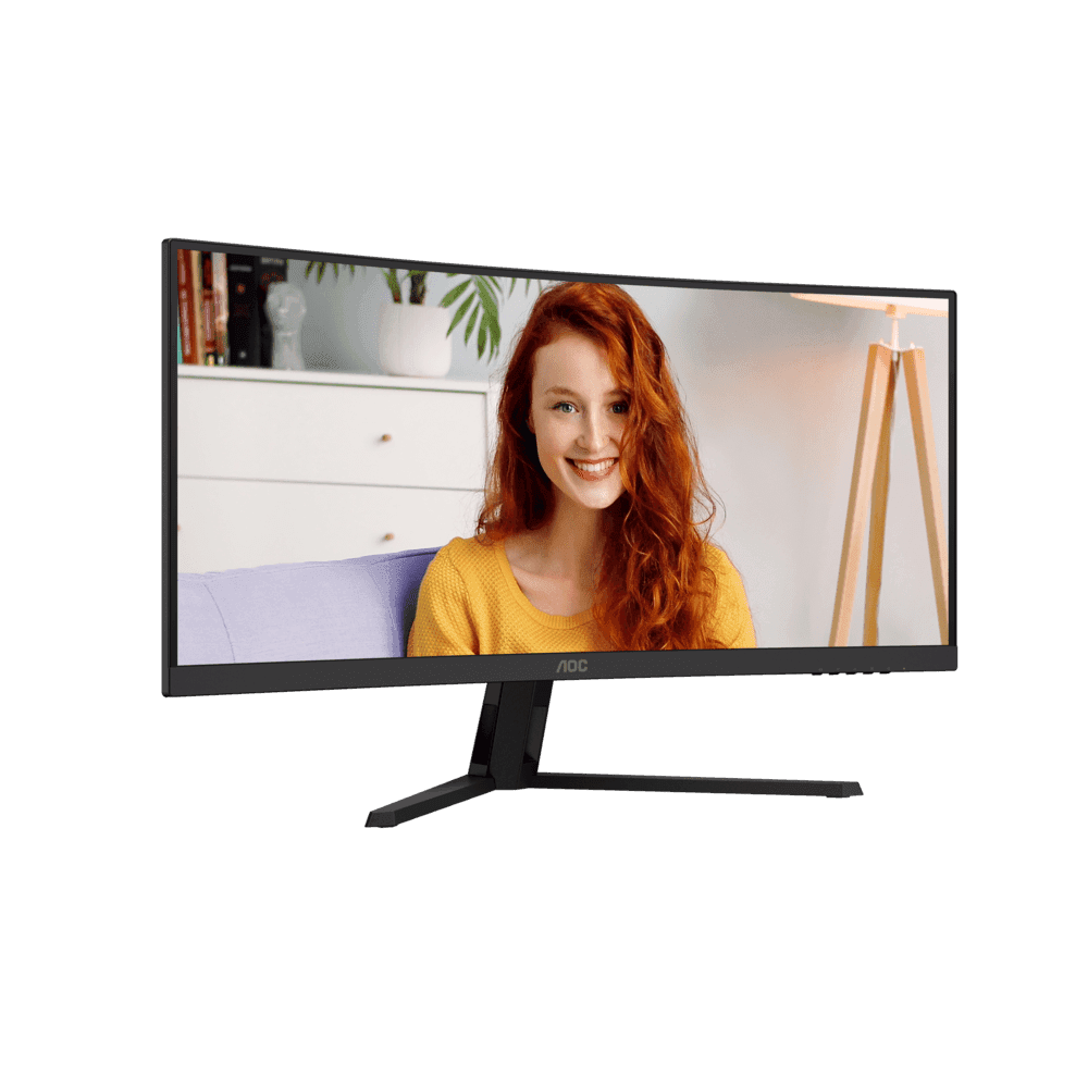 Монитор 34" AOC CU34B3E/01 VA 3440x1440 120Hz 1500R 4ms 300cd/m2 3500:1 1xHDMI 1xDP 1хAudio out