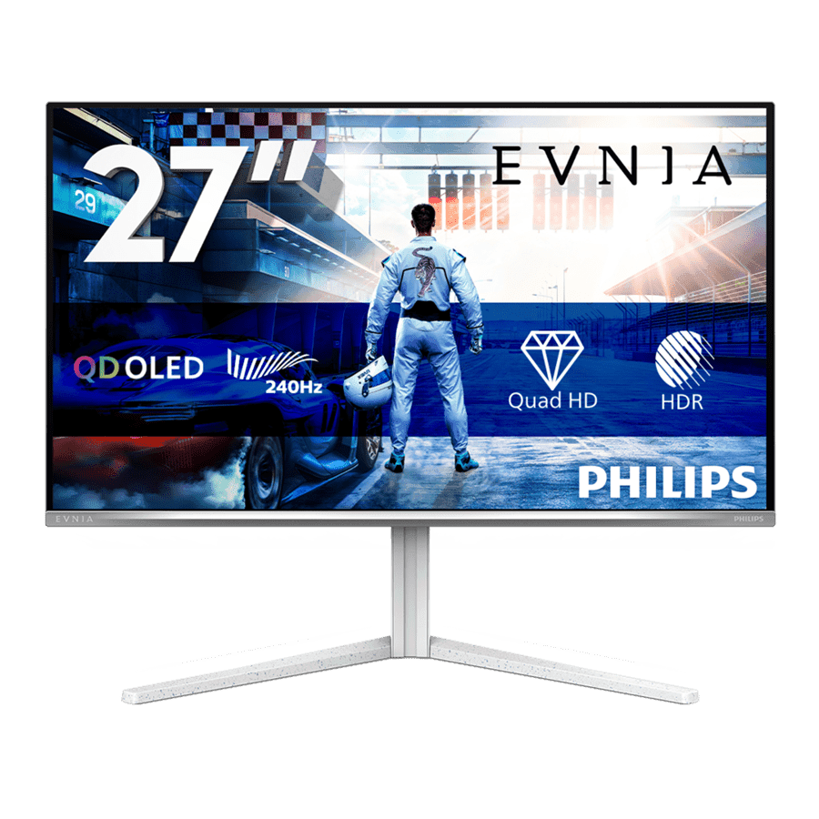 Монитор 27" PHILIPS 27M2N6501L/00/01 QD-OLED 2560x1440 240Hz 0,03мс 400кд/м 1,5M:1 2xHDMI 1xDP Белый