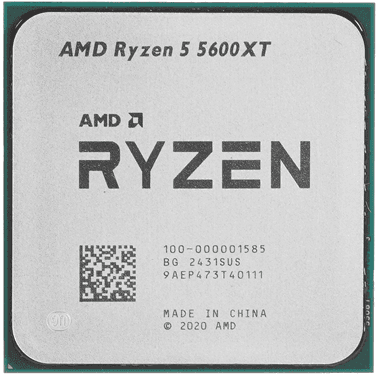 Процессор AMD Ryzen 5 5600XT 3,7ГГц (4,7ГГц Turbo) AM4 7nm 6/12 L2 3Mb L3 32Mb 65W OEM 100-000001585