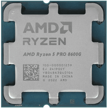Процессор AMD Ryzen 5 PRO 8600G 4,3ГГц (5,0ГГц Turbo) AM5 6/12 L2 6Mb L3 16Mb 65W 100-000001239