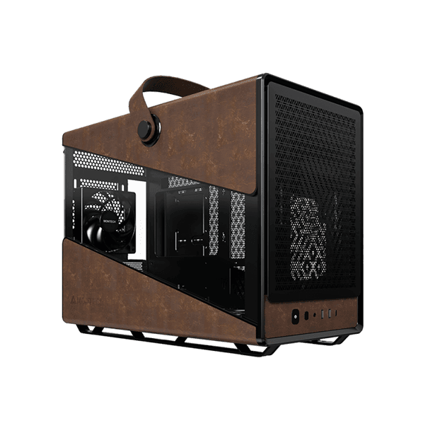 Корпус Montech Heritage PRO (B) Micro-ATX/Mini-ITX (Back-Connected MB) 2xUSB 1xType-C 1xAudio Черный