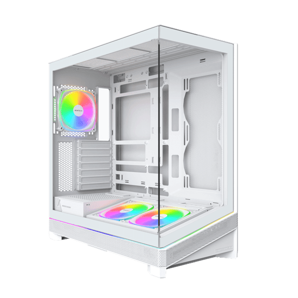 Корпус Montech SKY 3 (W) ATX/Micro-ATX/Mini-ITX (Back-Connected MB) 2xUSB3.0 1xType-C 1xAudio Белый