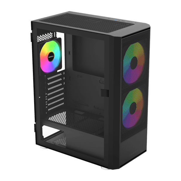 Корпус Montech X2 PLUS (B) ATX/Micro-ATX/Mini-ITX 1xUSB3.0 1xUSB2.0 1xType-C 1xAudio Черный