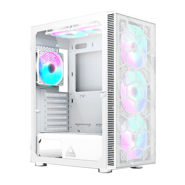 Корпус Montech X3 MESH (W) ATX/Micro-ATX/Mini-ITX 1xUSB3.0 2xUSB2.0 1xAudio 1xMic Белый