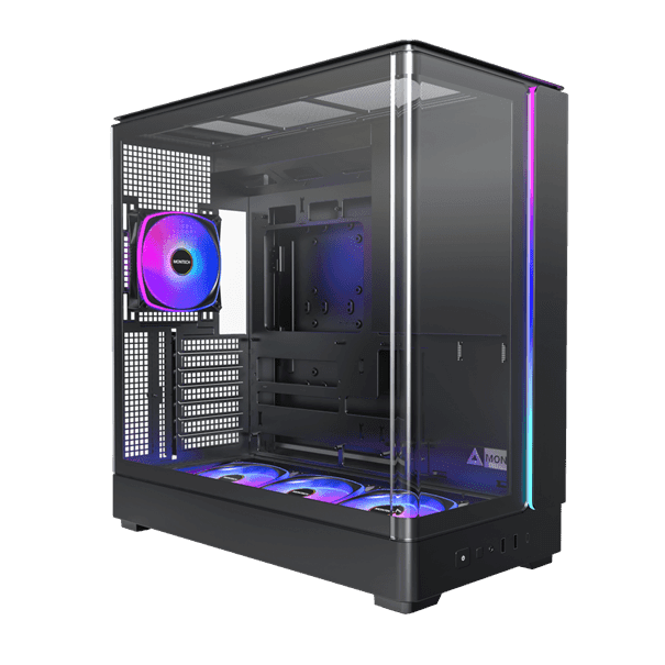 Корпус Montech KING 45 PRO (B) ATX/Micro-ATX/Mini-ITX 2xUSB3.0 1xType-C 1xAudio Черный