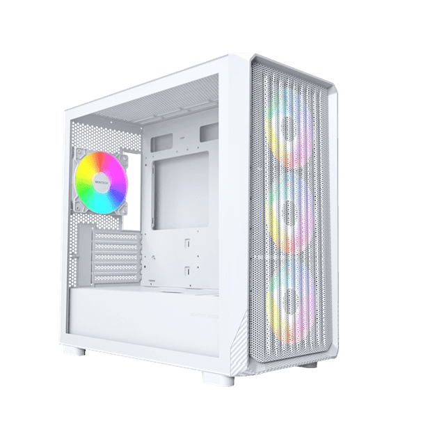 Корпус Montech X5M (W) Micro-ATX/Mini-ITX 1xUSB3.0 1xUSB2.0 1xType-C 1xAudio Белый