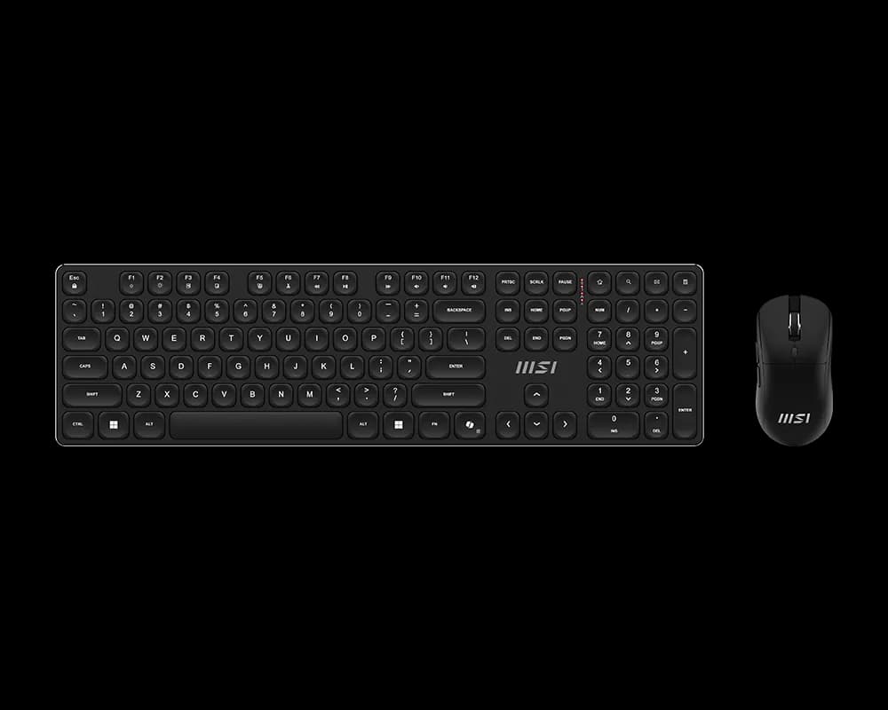 Комплект Клавиатура + Мышь MSI FORGE K210 W COMBO RU 108кл/RU/EN/USB2.0/6кн. мышь/DPI1600/Черный