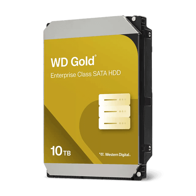 Жесткий диск повышенной надежности HDD 10Tb Western Digital Gold SATA 512Mb 3,5" 7200 WD103KRYZ
