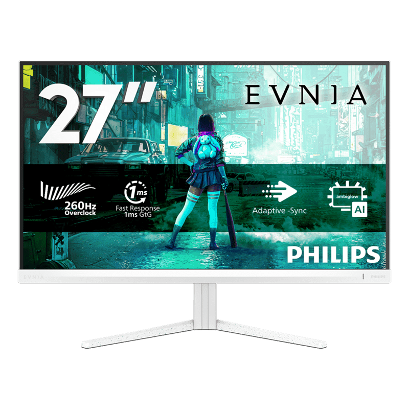 Монитор 27" PHILIPS 27M2N3201PL/01/00 Fast IPS 1920x1080 260Hz 1мс 300кд/м 1000:1 1xHDMI 1xDP Белый