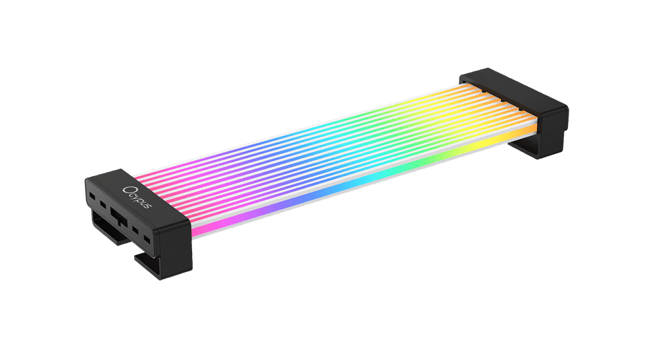 Светящийся ARGB кабель для MB Ocypus Delta EK24 BK ARGB 12/80LED/3-Pin Черный Delta-EK24-BKA00XXX-GL