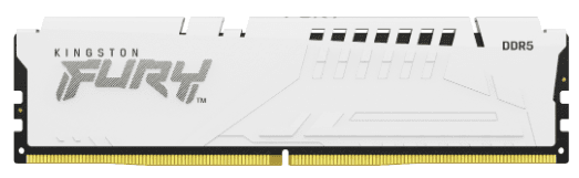 Оперативная память  16GB DDR5 5200MHz Kingston FURY Beast White XMP PC5-41600 CL40 KF552C40BW-16