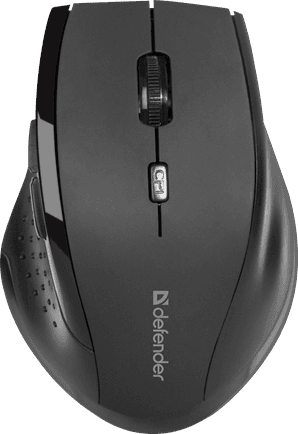 Мышь беспроводная Defender Accura MM-365 черный,6 кнопок,800-1200 dpi