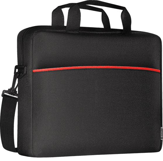 Сумка для ноутбука Defender Lite 15,6" (черный/красный)