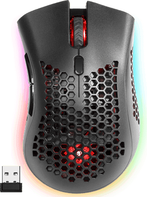 Мышь беспроводная игровая Defender Warlock GM-709L RGB,8кнопок,2400dpi