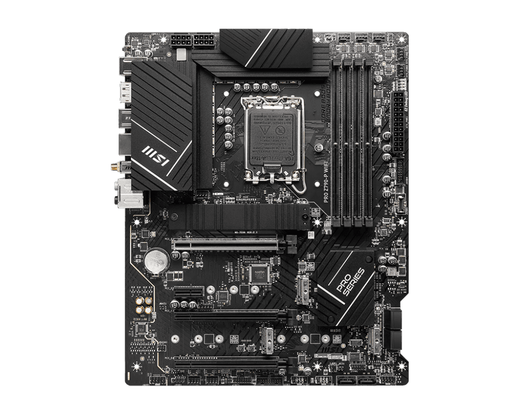 Материнская плата MSI PRO Z790-P WIFI LGA1700 4xDDR5 6xSATA3 RAID 4M.2 HDMI DP ATX