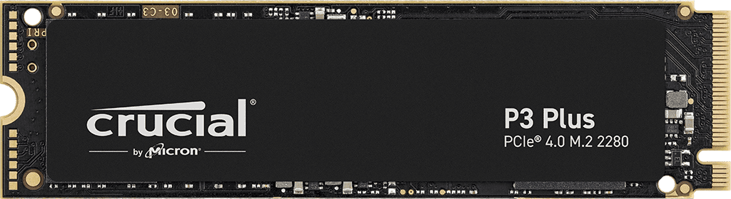 Твердотельный накопитель 4000Gb SSD Crucial P3 Plus M.2 2280 R4800Mb/s W4100MB/s CT4000P3PSSD8