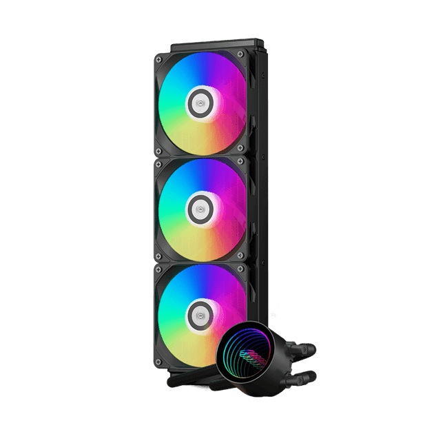 Водяное охлаждение для CPU PCCooler DA360 V2 ARGB BK TDP 300W 115X/1200/1700/1851/AM4/AM5 Черный