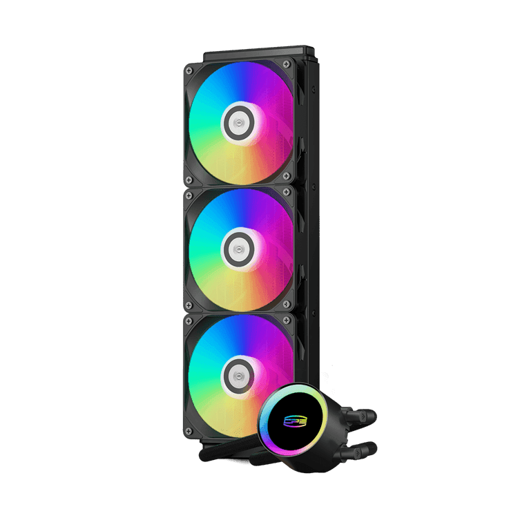 Водяное охлаждение для CPU PCCooler DA360 MAX ARGB BK TDP 300W 115X/1200/1700/1851/AM4/AM5 Черный