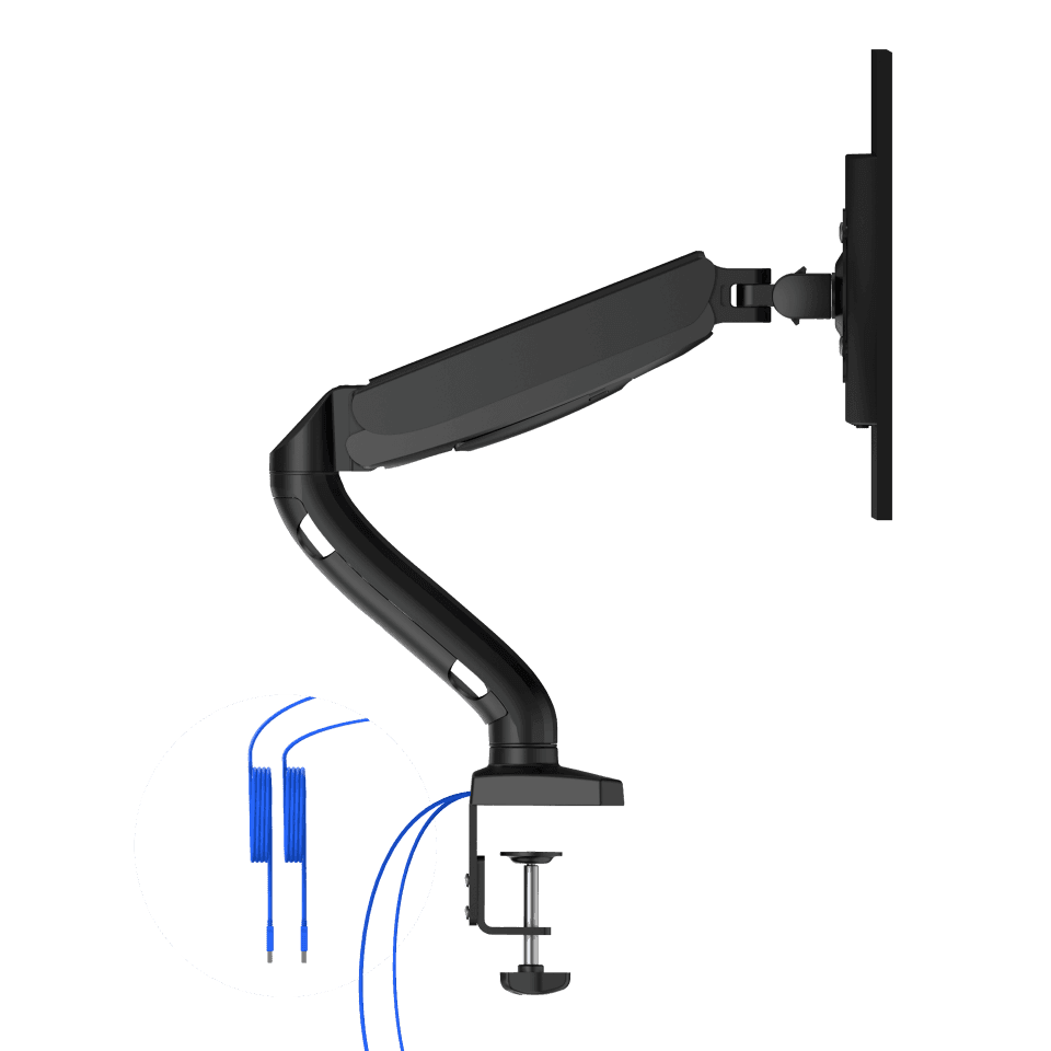 Крепление для мониторов AOC, диаг. экр. от 13'' до 31,5'', 2-9 кг. USB-hub AS110DX