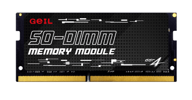 Оперативная память для ноутбука  8GB DDR4 2666MHz GEIL PC4-21330 SO-DIMM 1.2V GS48GB2666C19S