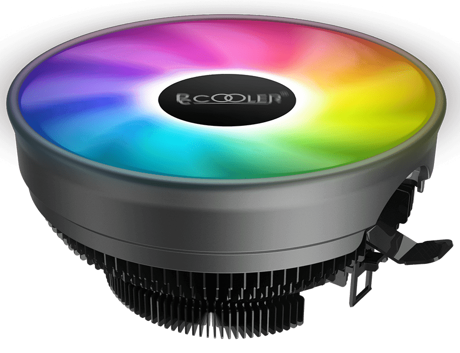 Вентилятор для процессора PCCooler E126M PRO RGB TDP 100W 1700/1200/115x/АМ5/AM4/AM3/AM3+/AM2 Черный