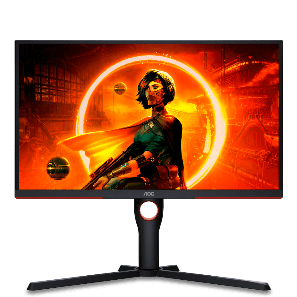 Монитор Игровой 24,5" AOC 25G3ZM/BK VA 1920x1080 240Hz 1ms 300cdm 3000:1 2xHDMI DP HAS Черный