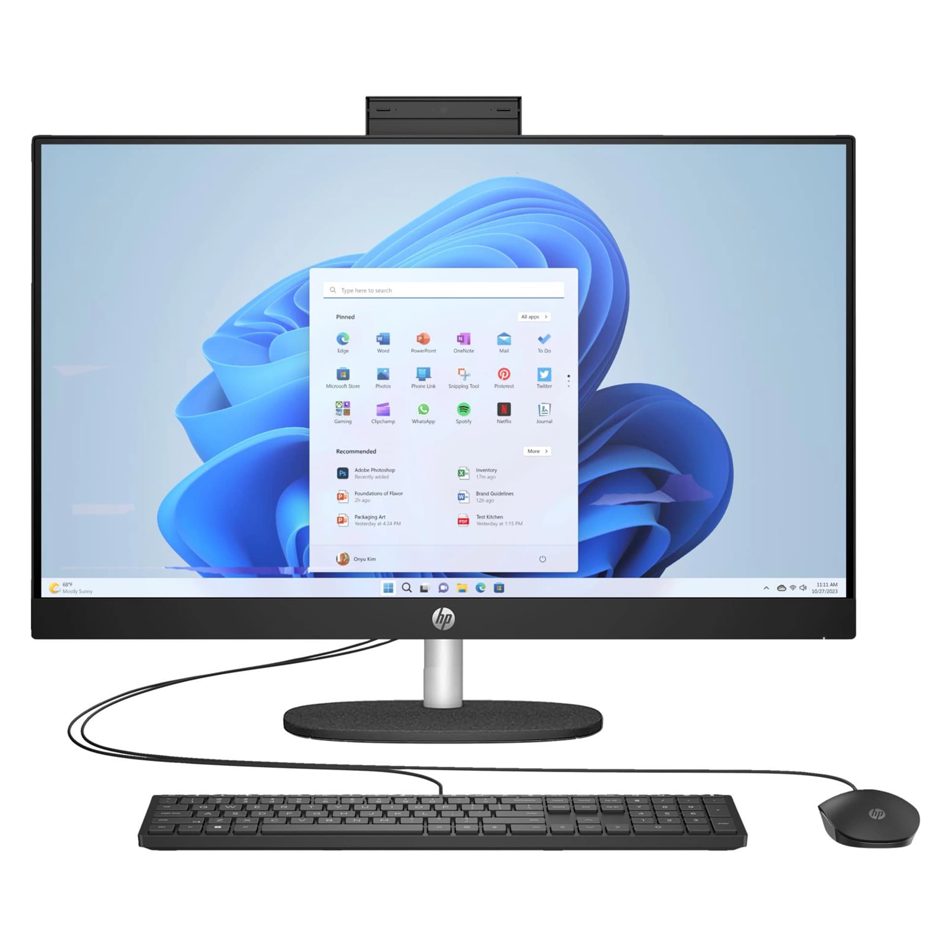 Моноблок HP All-in-One 27-cr0037ci (7Y0F3EA)