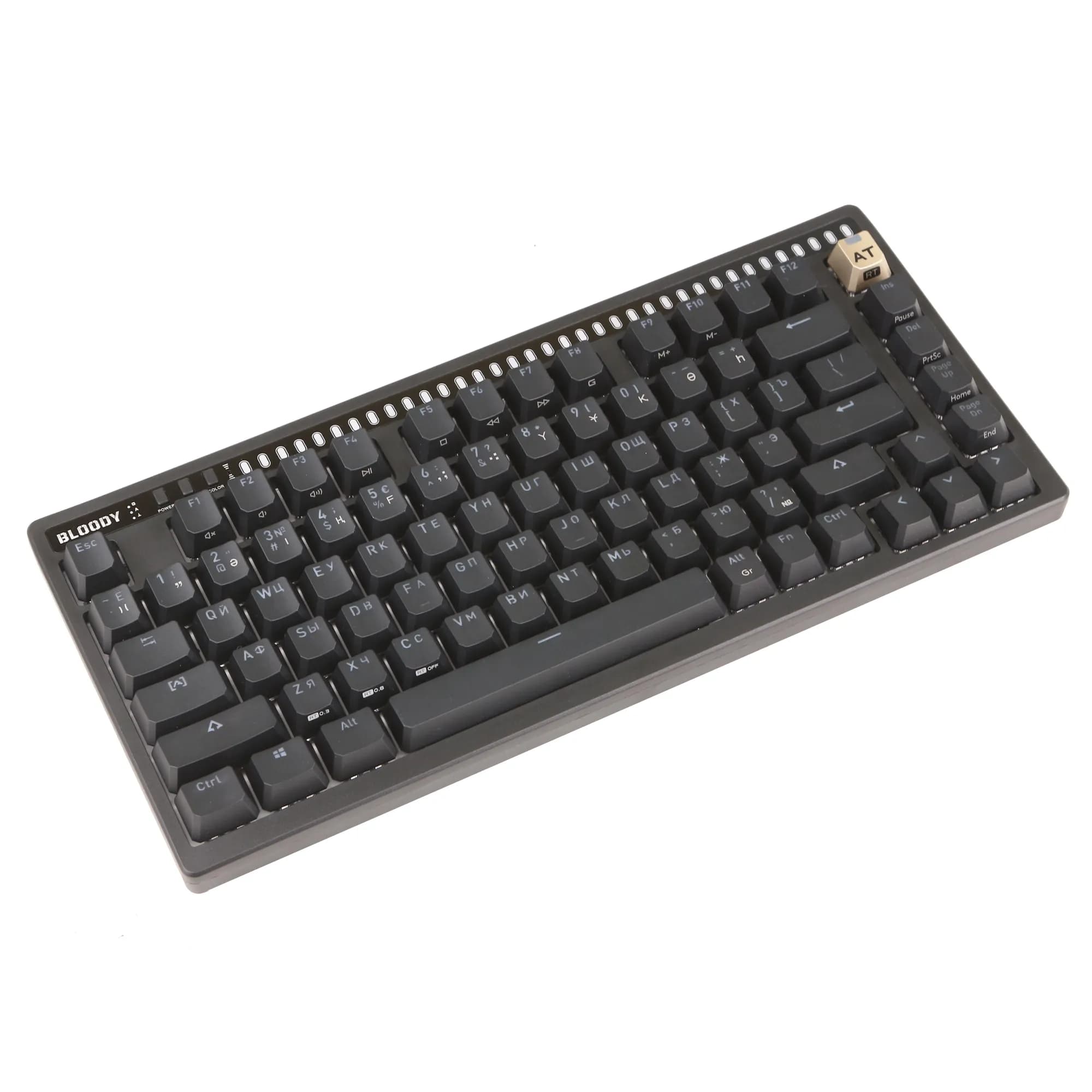 Клавиатура A4Tech Bloody AT75, Alpha Optical Switch, Black, USB
