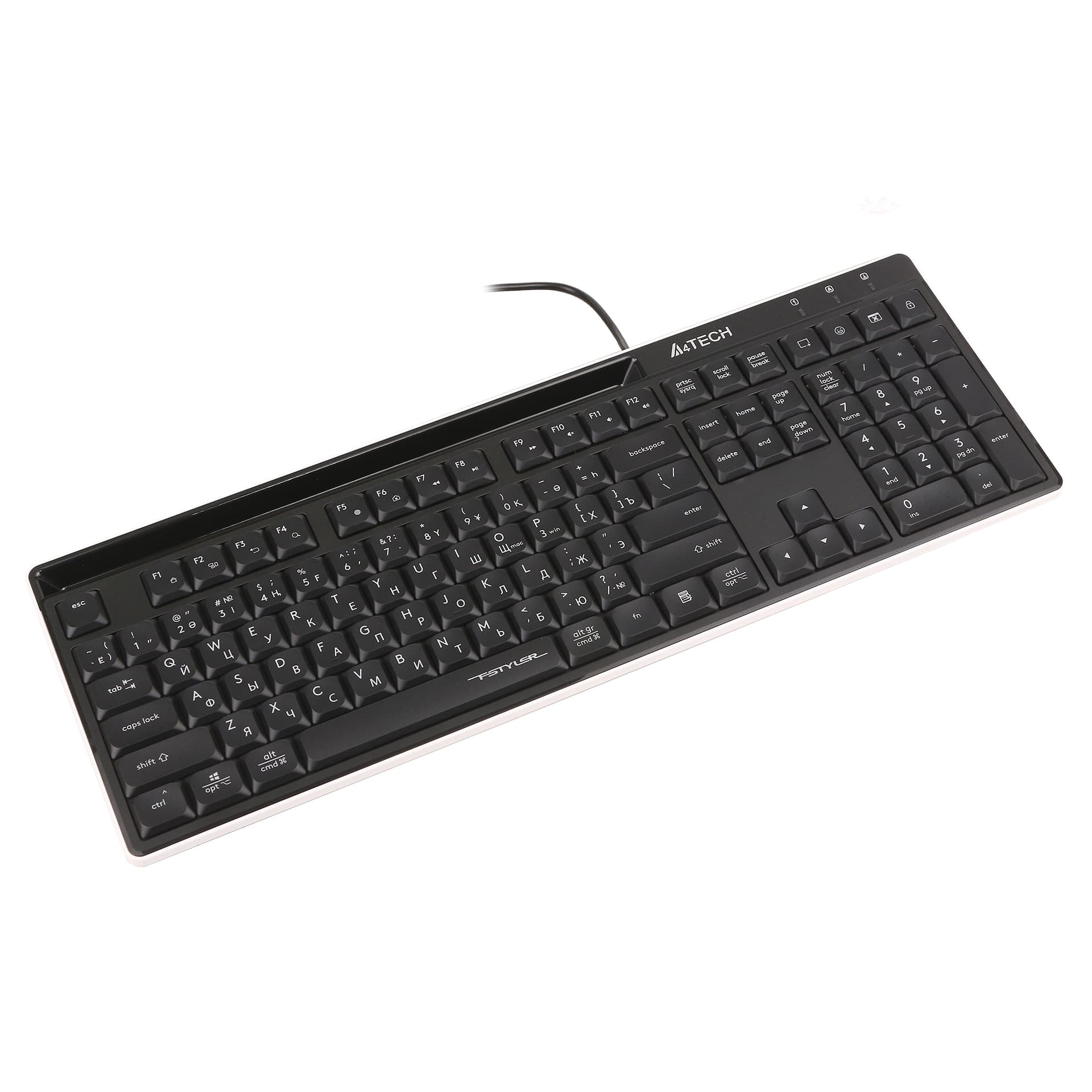 Клавиатура A4Tech Fstyler FX72, Black, USB