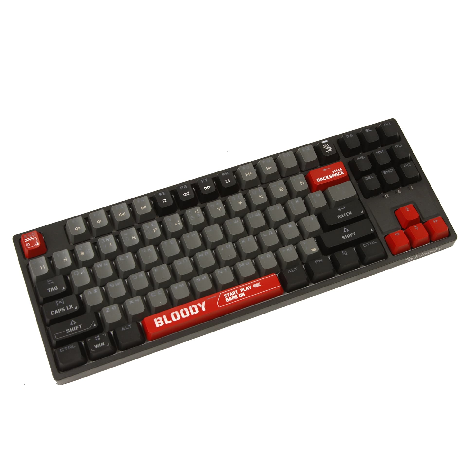 Клавиатура A4Tech Bloody S87, BLMS Red Plus Switch, Red, USB