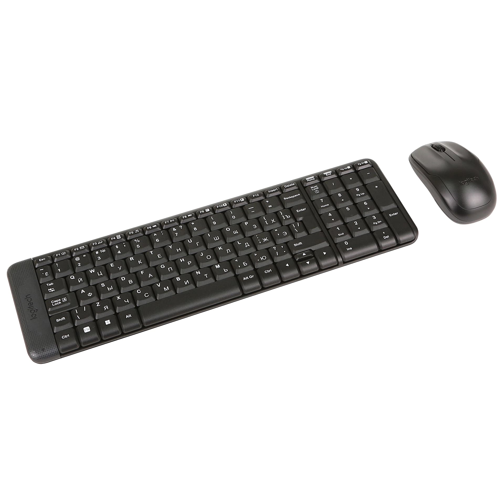 Клавиатура Logitech MK220, Black, USB + мышь