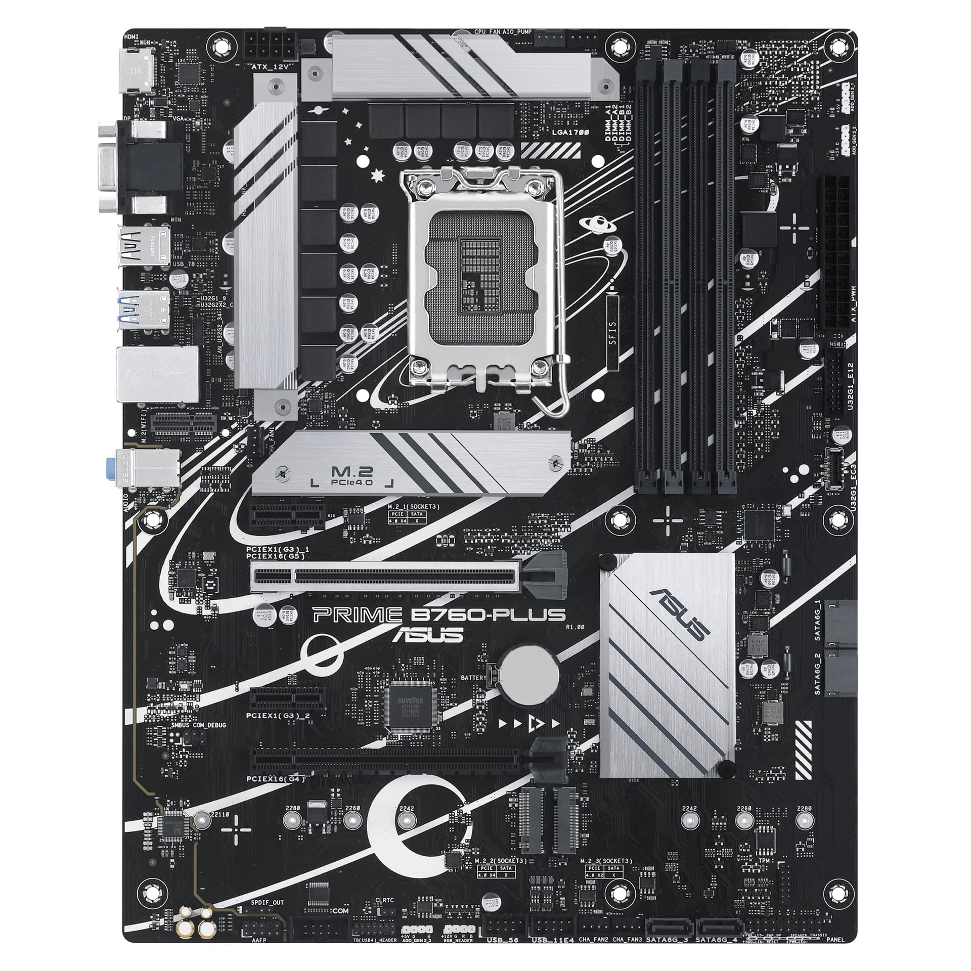 Материнская плата ASUS Prime B760-Plus, LGA1700