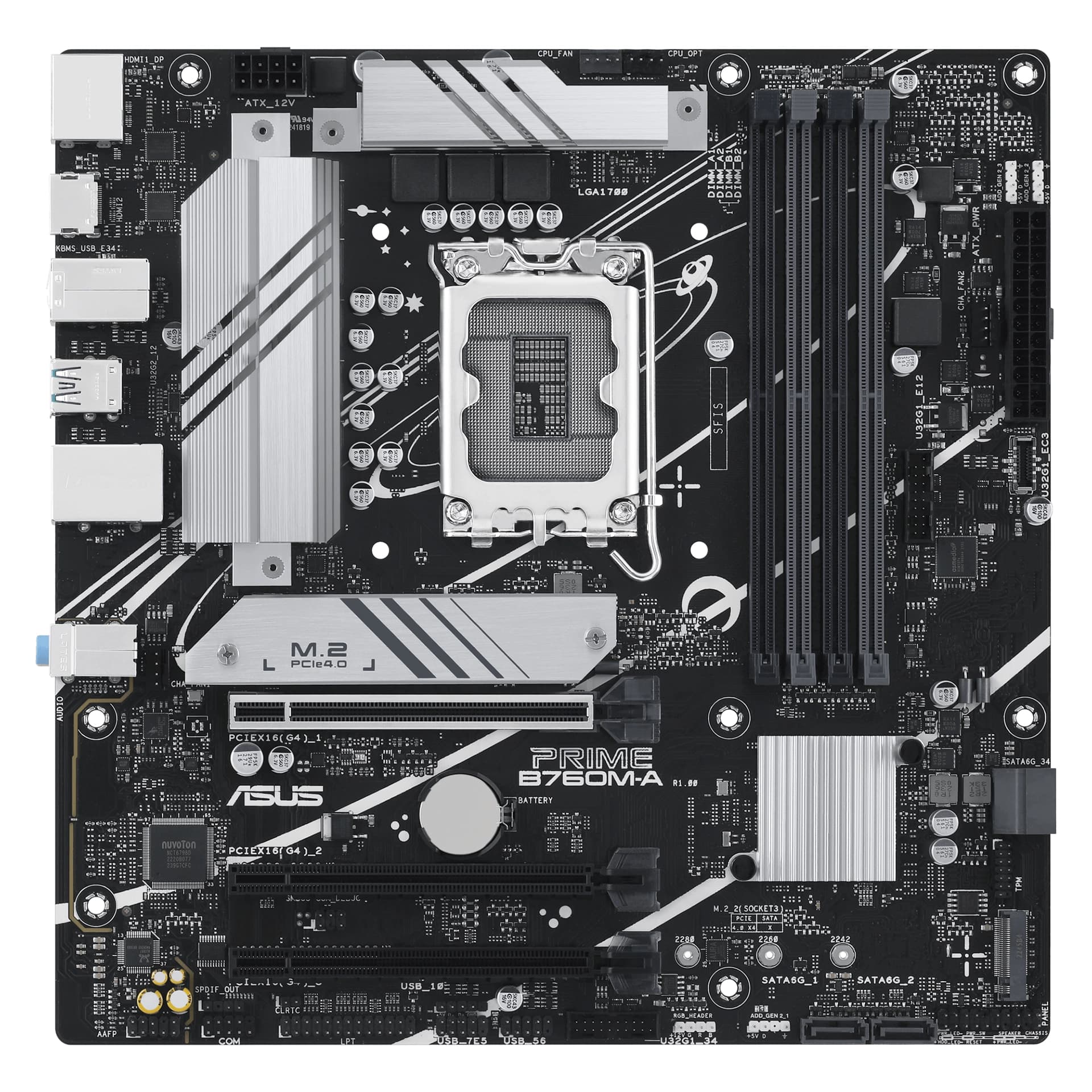 Материнская плата ASUS Prime B760M-A-CSM, LGA1700