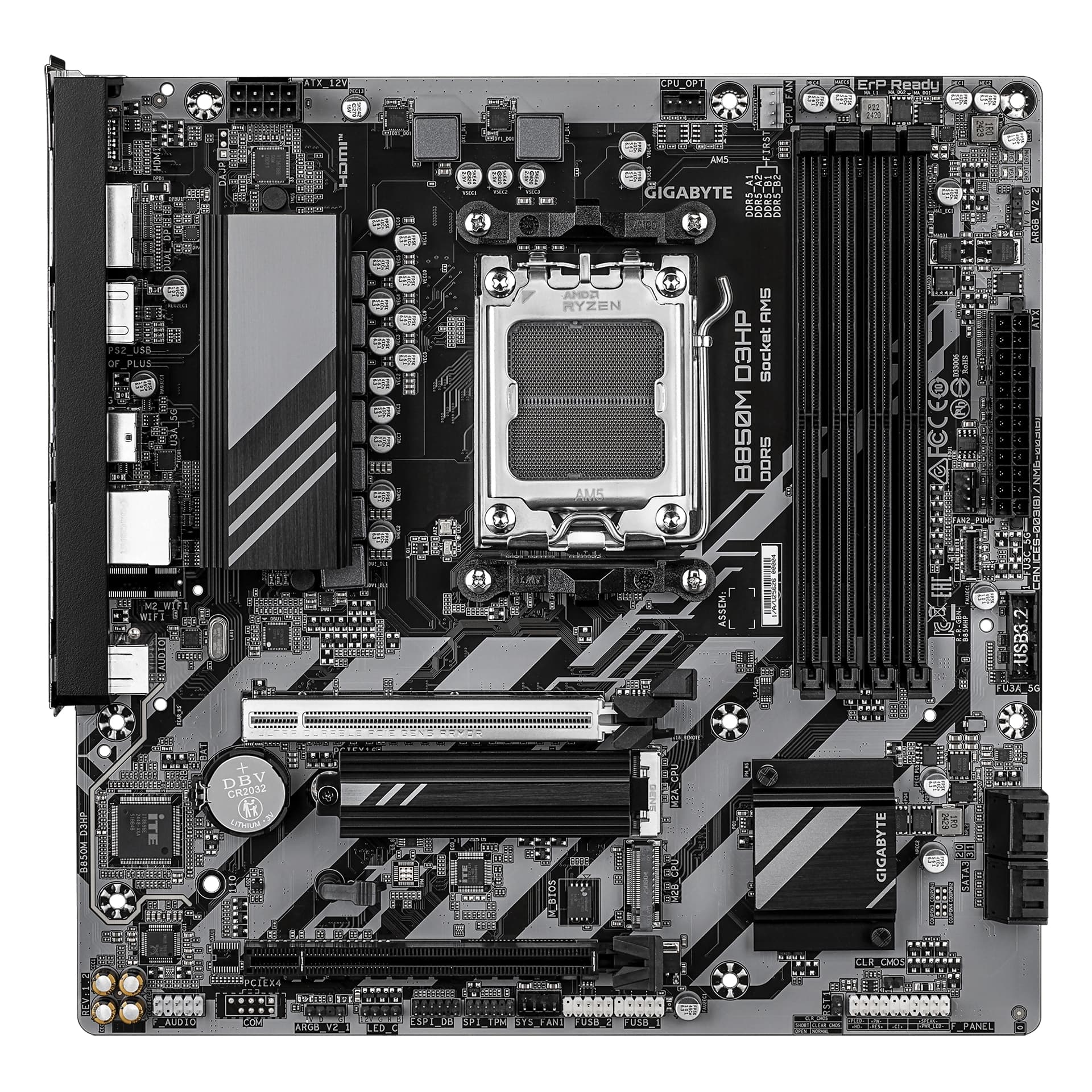 Материнская плата Gigabyte B850M D3HP (REV.1.2), AM5