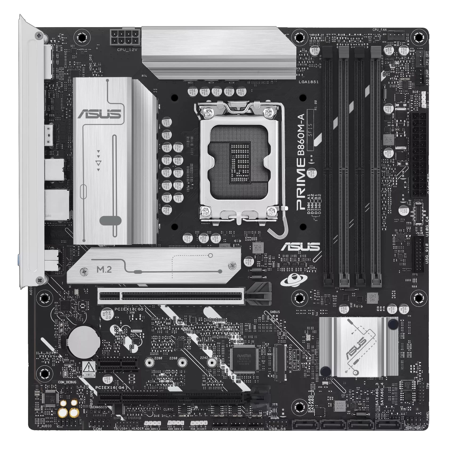Материнская плата ASUS Prime B860M-A-CSM, LGA1851