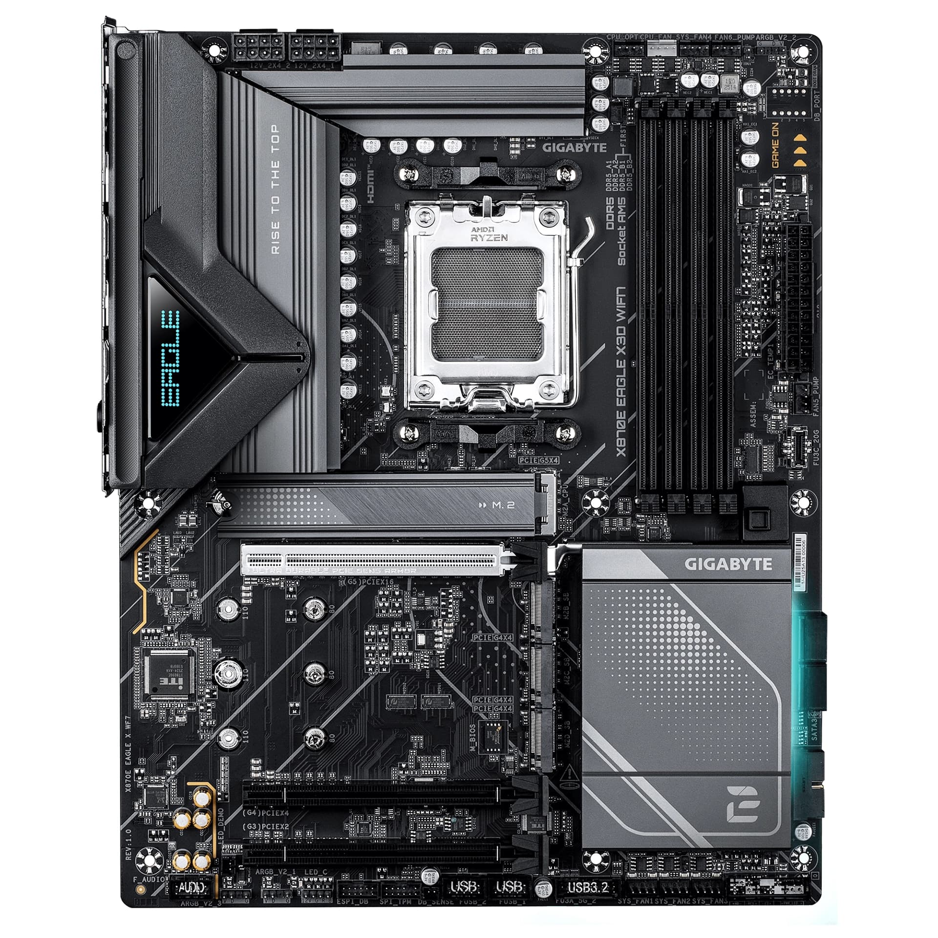 Материнская плата Gigabyte X870E Eagle X3D WiFi7 (REV1.0), AM5