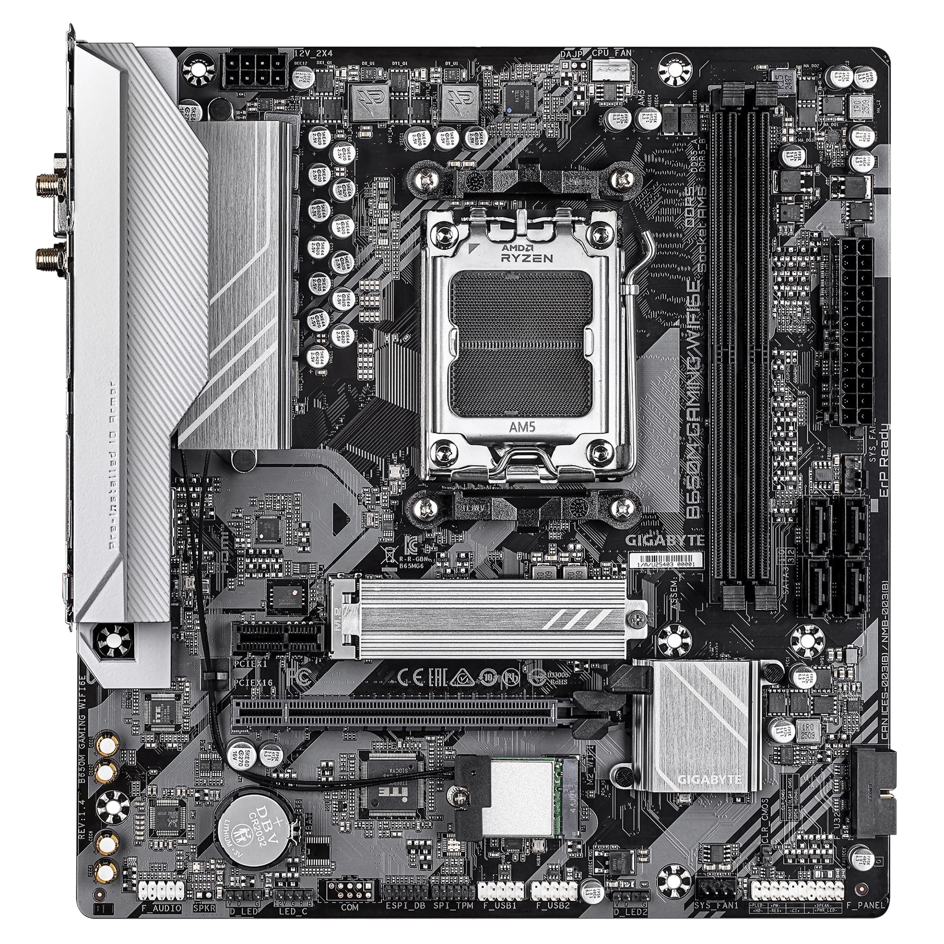 Материнская плата Gigabyte B650M Gaming WiFi6E, AM5 (REV1.4)